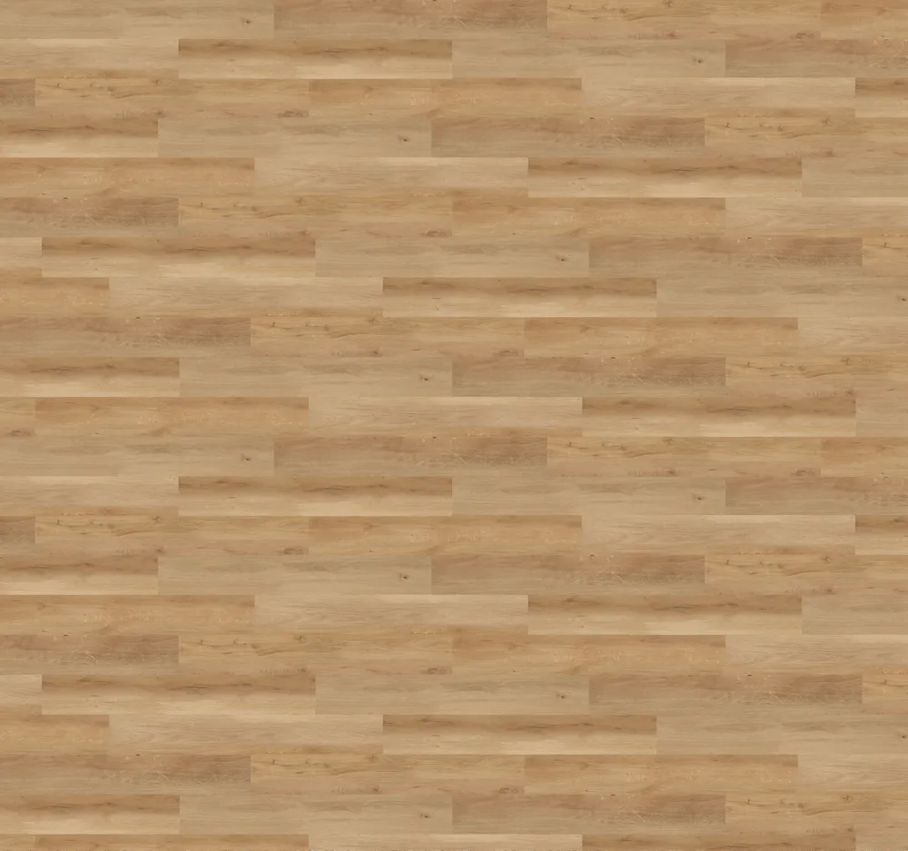 Closeup view of a floor with Misora Meadow vinyl flooring installed
