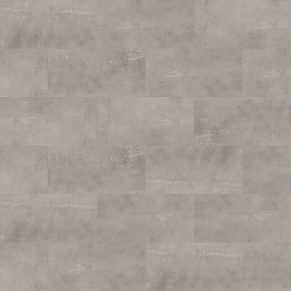 Closeup view of a floor with Granite Cliffs vinyl flooring installed