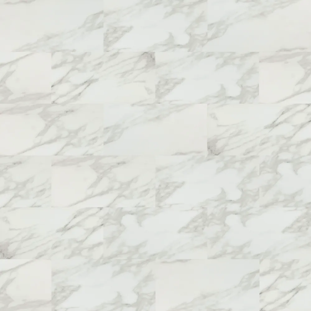 Celestial Marble vinyl flooring planks installed in a typical pattern
