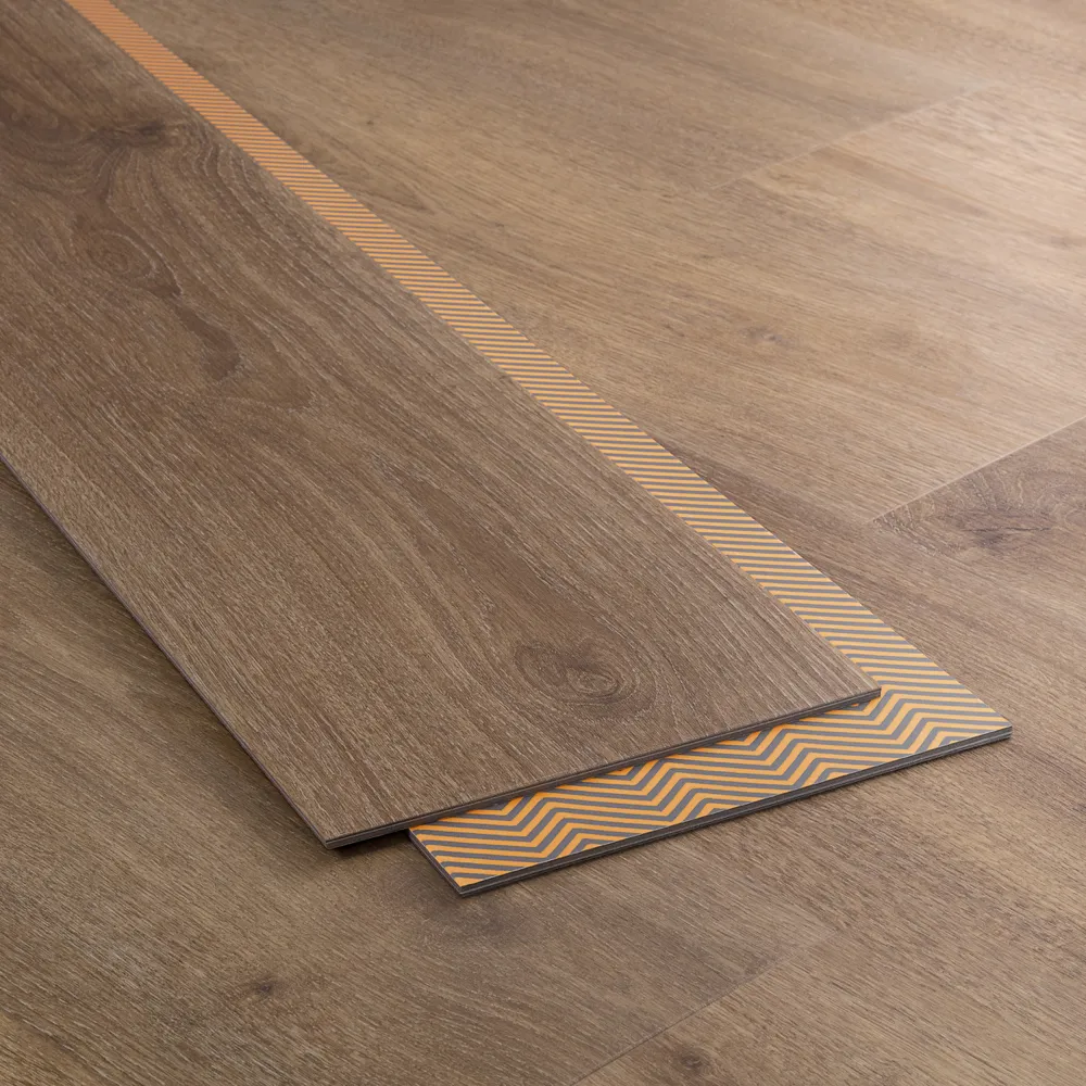 Hollister vinyl flooring planks installed in a typical pattern