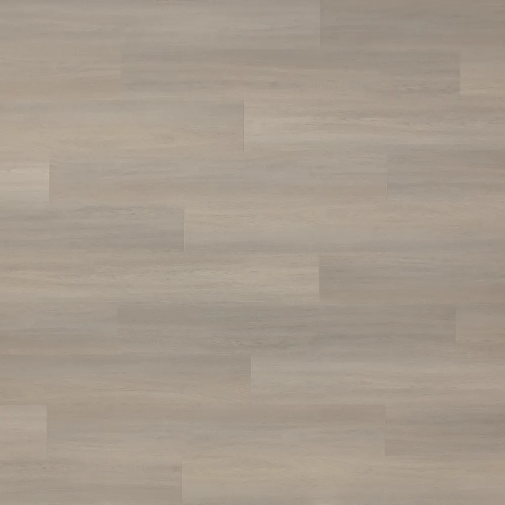 Closeup view of a floor with Sandbridge vinyl flooring installed