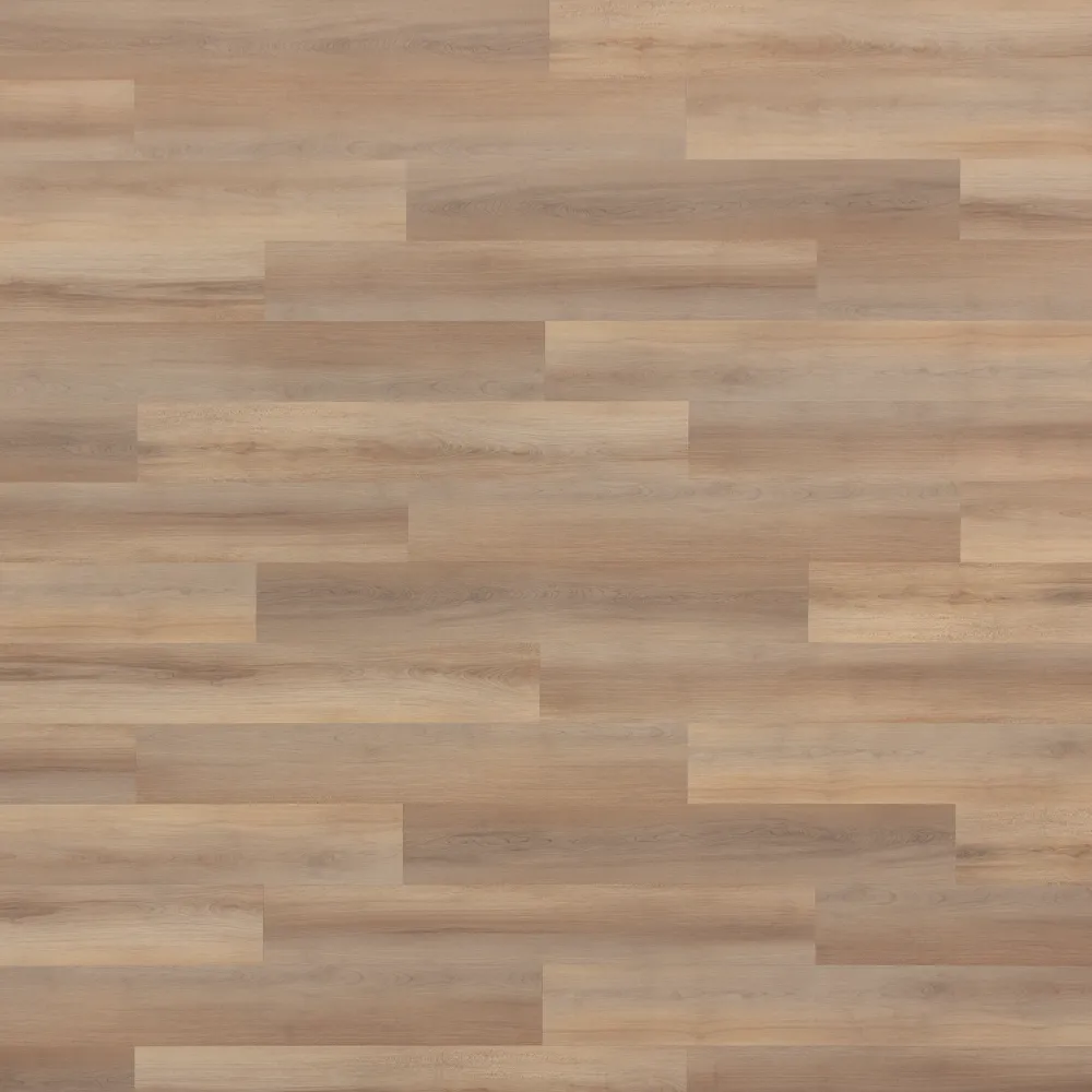 Closeup view of a floor with Crosby Street vinyl flooring installed