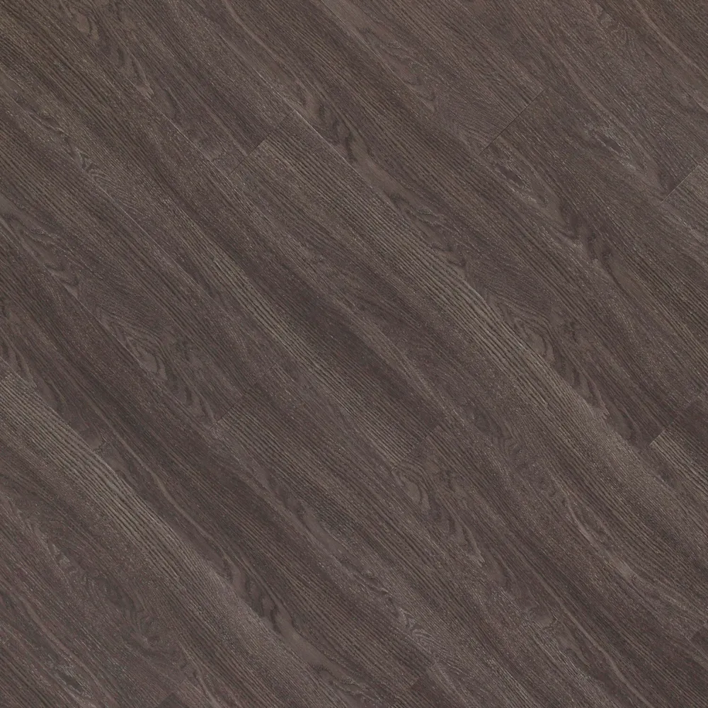 Demonstration of the color pattern of Midnight Grey vinyl flooring