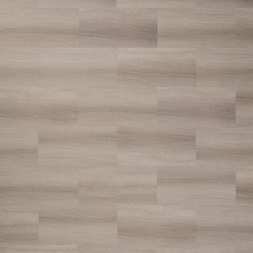 Closeup view of a floor with Solstice vinyl flooring installed