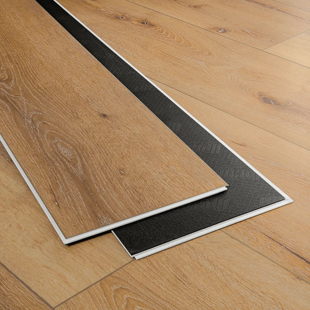 Yellowstone vinyl flooring planks installed in a typical pattern