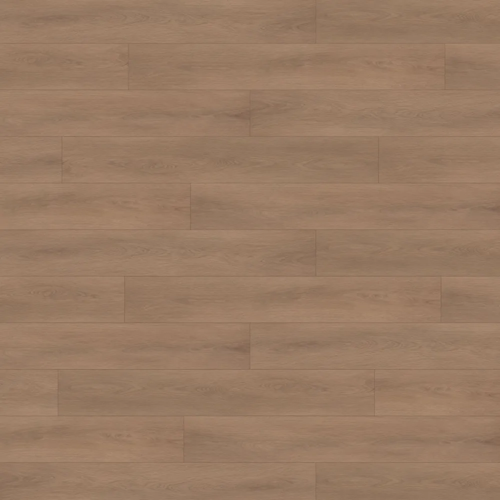 Closeup view of a floor with Mount Olympia vinyl flooring installed