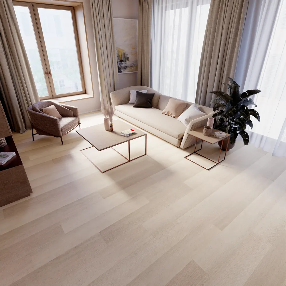 Example of a typical room with Sandbridge vinyl flooring installed