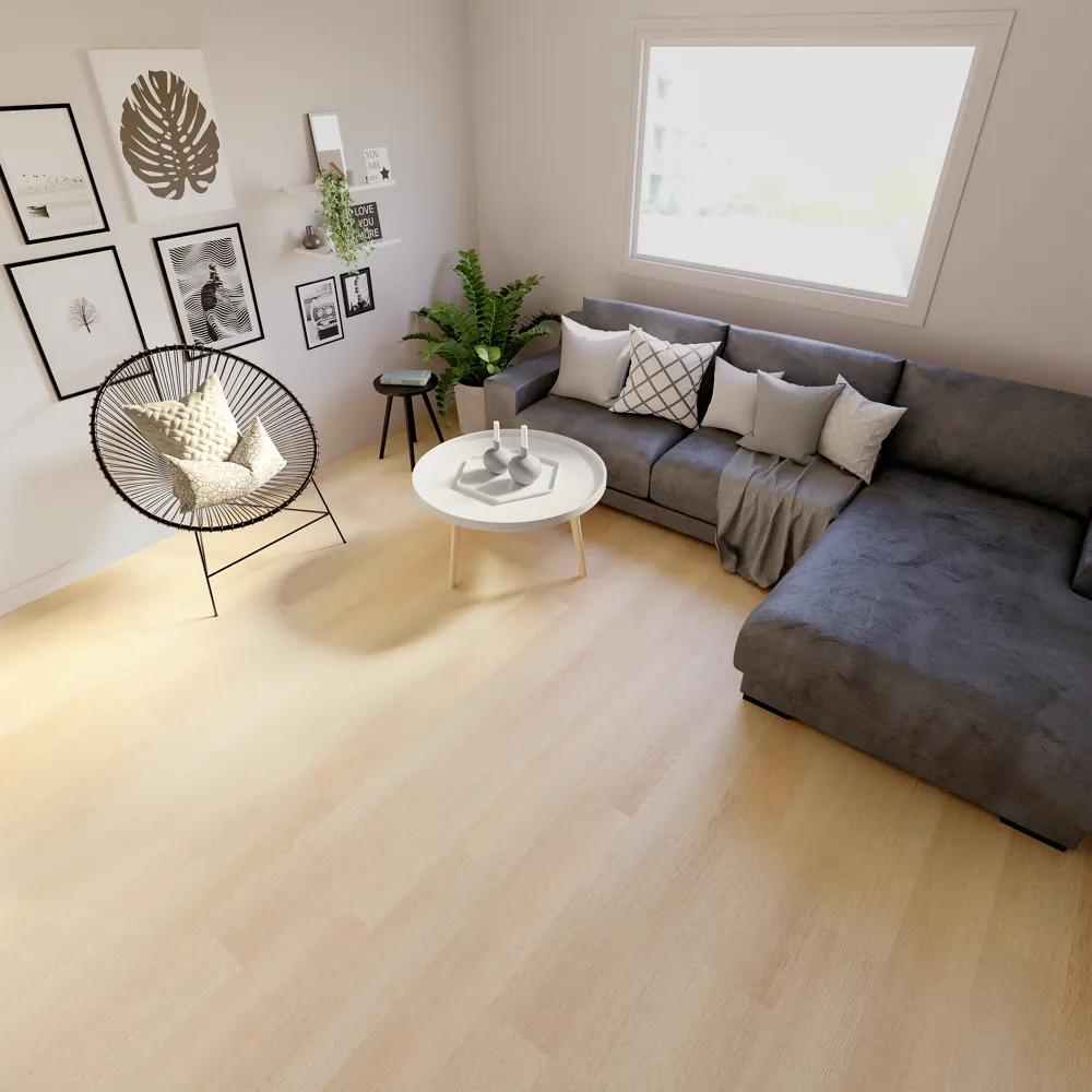 Example of a typical room with Lighthouse vinyl flooring installed