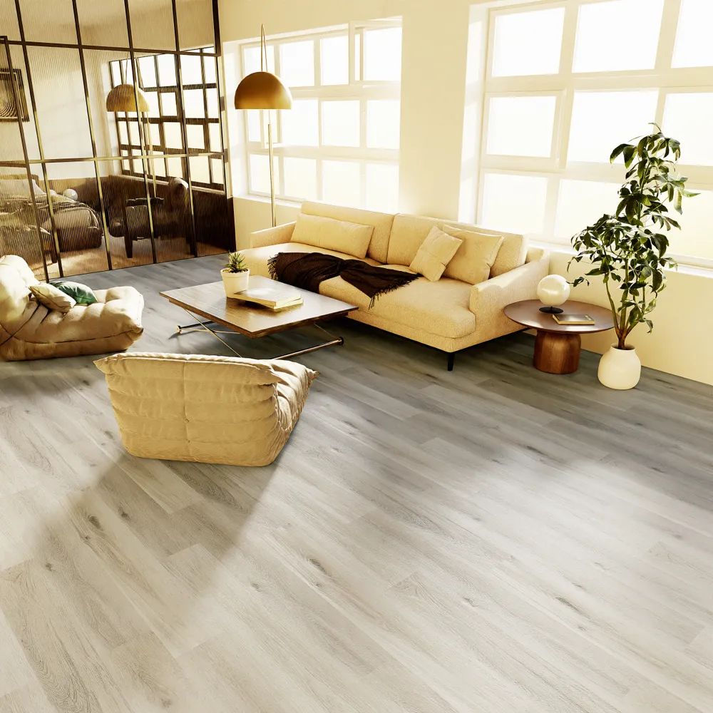 Example of a typical room with Pearl vinyl flooring installed