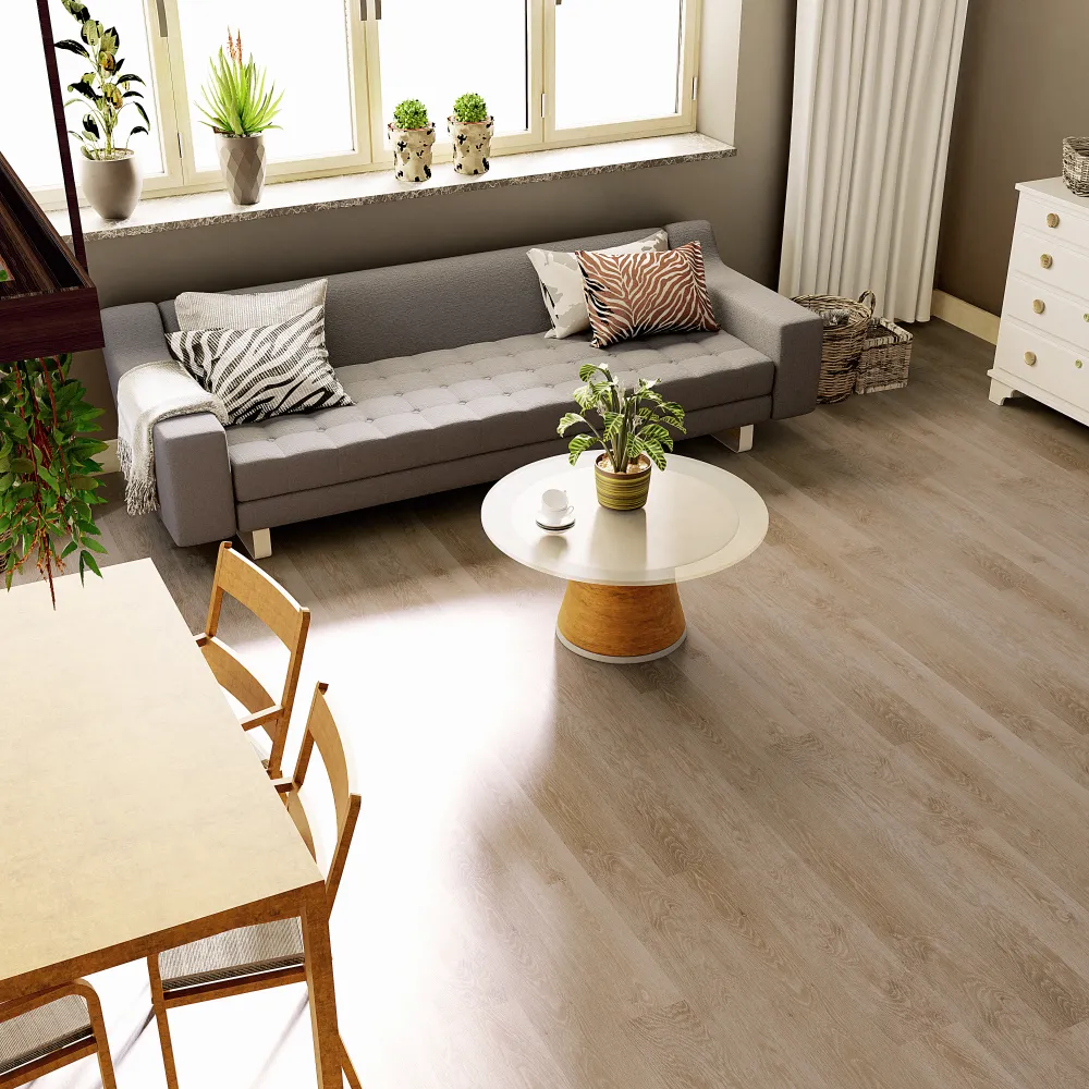 Example of a typical room with Yosemite vinyl flooring installed