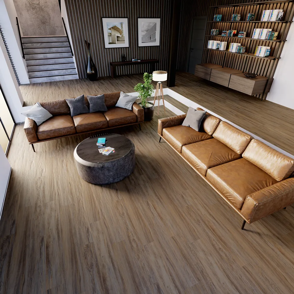 Example of a typical room with Monterey vinyl flooring installed