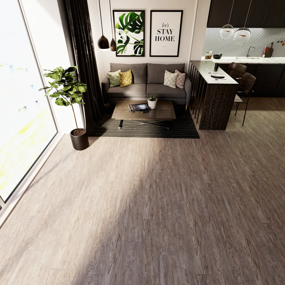 Example of a typical room with La Jolla vinyl flooring installed