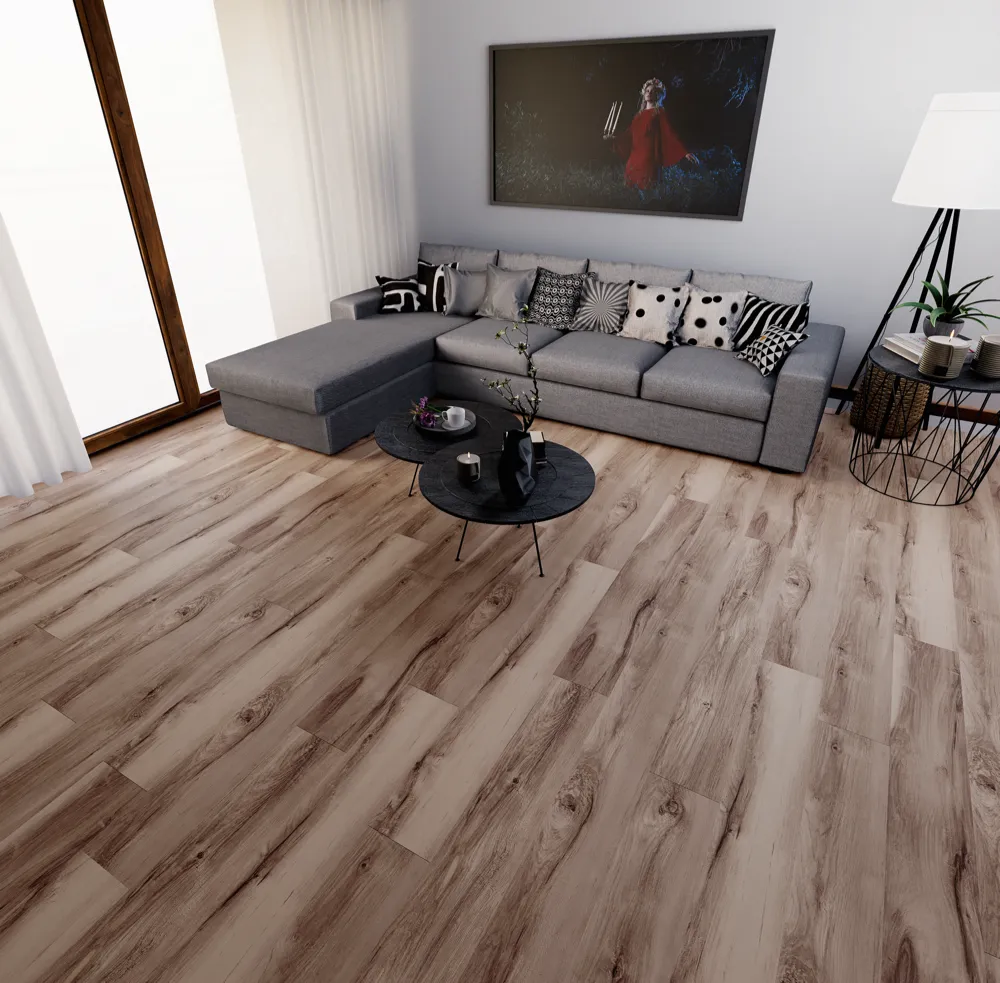 Example of a typical room with Kodiak vinyl flooring installed