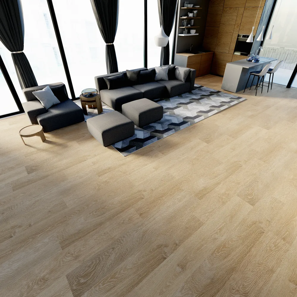 Example of a typical room with Yosemite vinyl flooring installed